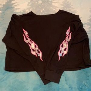 Forever 21 Long sleeve crop top